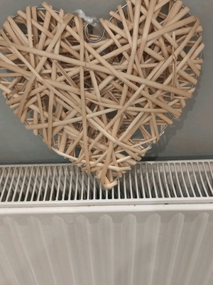 Wooden decorative heart like new