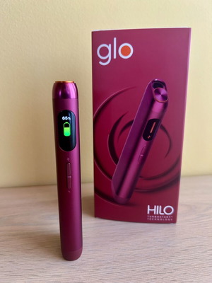 Glo Hilo red vaping kit