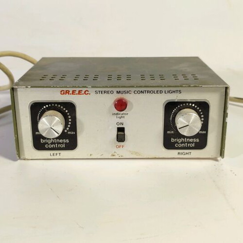 Analog light controller used, old triple socket
