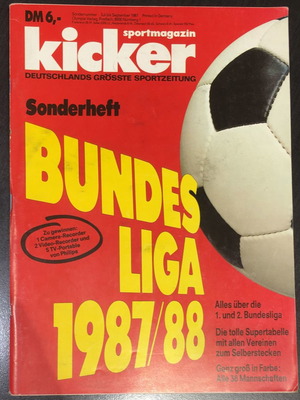 KICKER Ετήσιο Άλμανάκ 1987-1988 μεταχειρισμένο