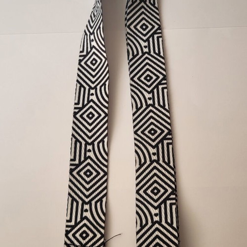 Bag strap black and white adjustable size new