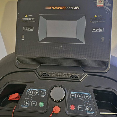 Power Train A777 electric treadmill 3.0hp like new, foldable
