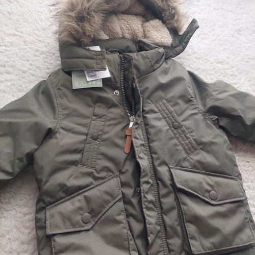 H&M Parka 2-3Y new with Zara sleeveless gift