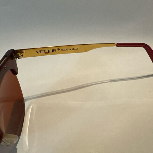 Vogue vintage women's sunglasses new, red-burgundy frame