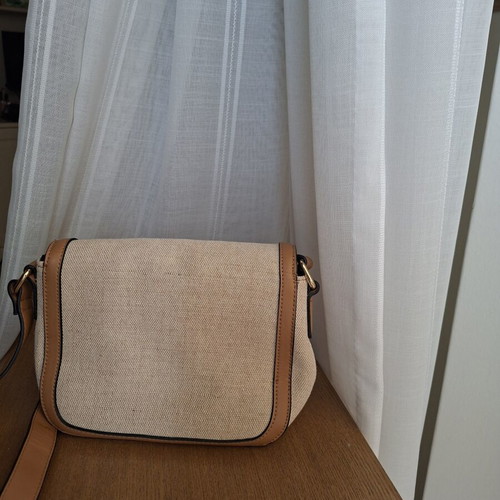 Carpisa bag like new, brown and cream fabric style