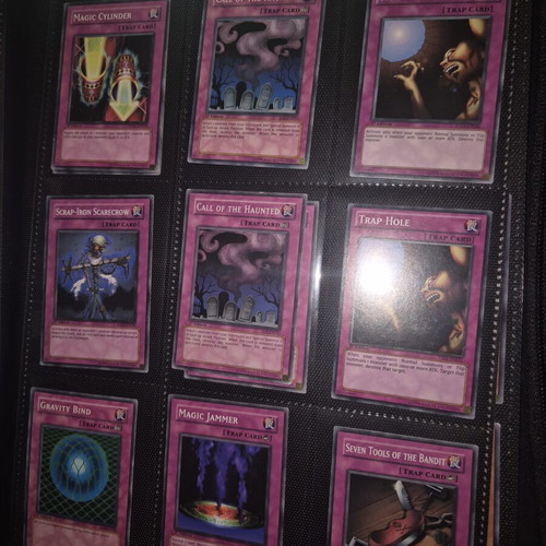 Yugioh Binder used with mostly very good condition cards