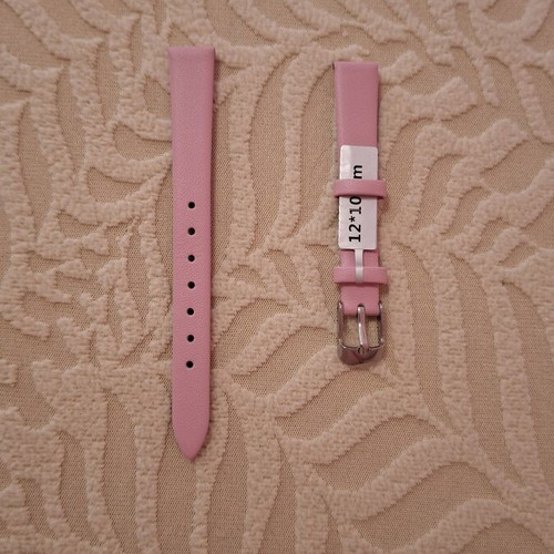 Watch Strap 12mm Pink like new with tool and screws