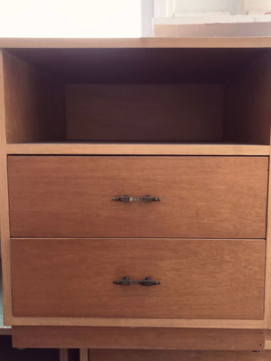 Bedside tables and chest of drawers set used