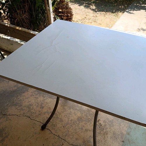 Square table used 80×80 cm for home and camping