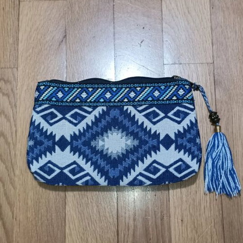 Handmade blue handbag new