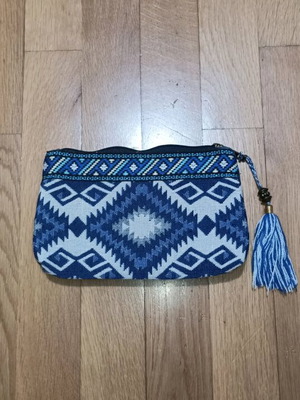 Handmade blue handbag new