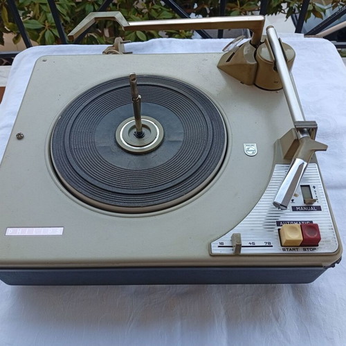 Philips AG 1125 Turntable used, fully automatic, 1965 model