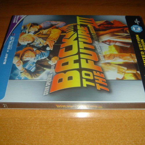 Back to the Future Part 3 Steelbook limited edition Blu-Ray new