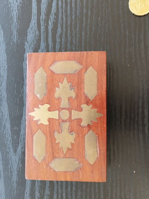 Wooden decorative handmade box like new