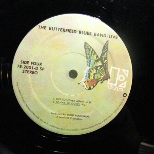 Paul Butterfield Blues Band Live double LP like new, blues
