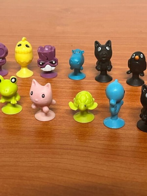 Φιγούρες Stikeez μεταχειρισμένες, σετ 17 τεμαχίων