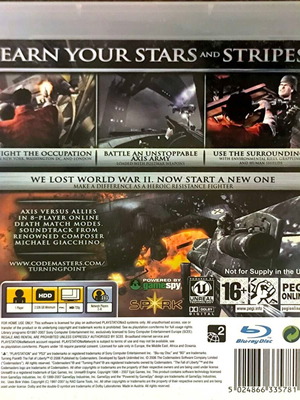 Turning Point Fall of Liberty παιχνίδι PS3 μεταχειρισμένο