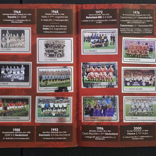 Panini EURO 2008 Austria-Switzerland album used, 100% complete