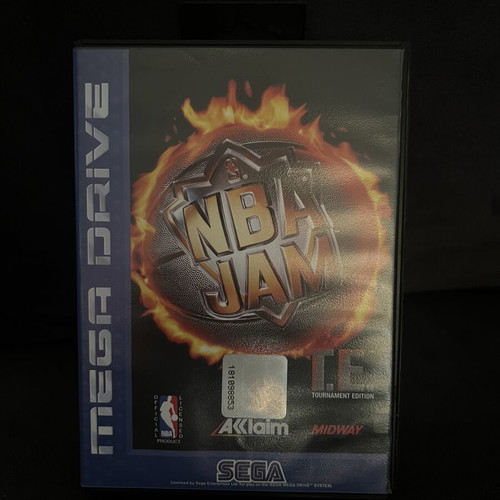 NBA JAM TE Sega Genesis Mega Drive game like new