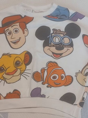 Παιδικό φούτερ zara kids, 100 χρόνια disney, 4-5 ετών, 110cm
