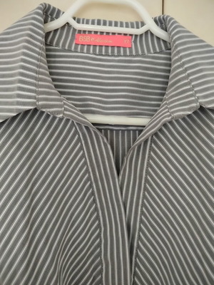 BSB shirt new, size 42, gray with white stripes