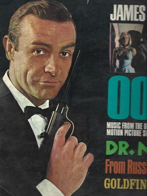James Bond rare record cover used