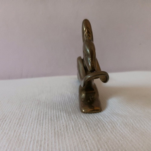 Bronze squirrel statue used