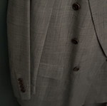 Hugo Boss σακάκι μεταχειρισμένο, γκρι καρό, μέγεθος 50/L με δώρο παντελόνι