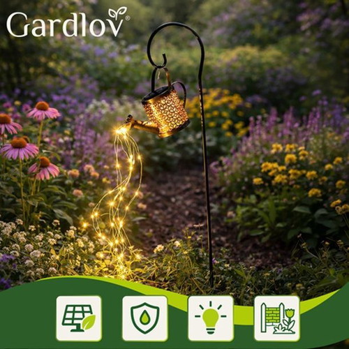 Solar garden lamp Leika with LED flowing water effect like new