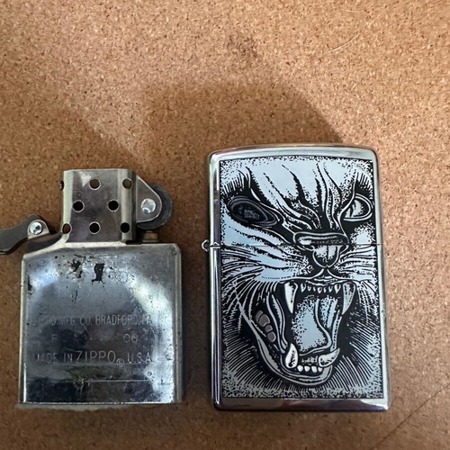 Zippo Feline Frenzy High Polish Chrome 21136 lighter