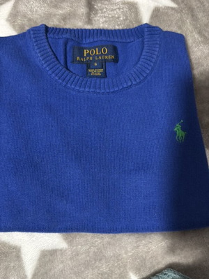 Ralph Lauren polo sweater 5-6 years like new, blue