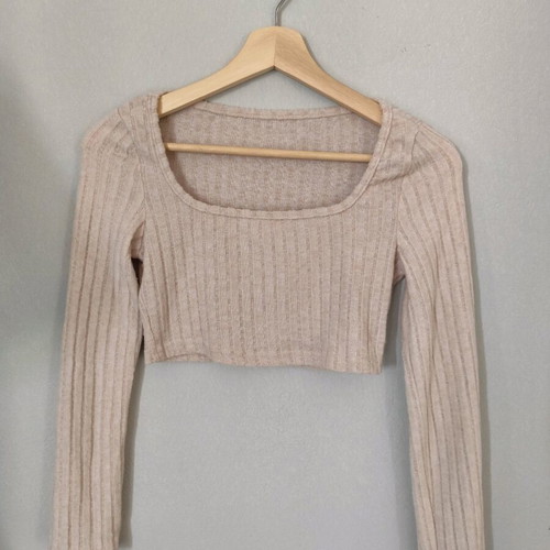 Cropped blouse new, size S
