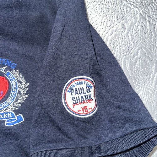Paul & Shark t-shirt used, size 3XL fits XL, blue