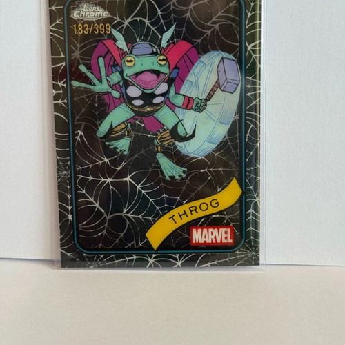 Topps Chrome Marvel 2025 Throg Spider Web card new