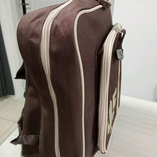 Crossbody bag brown new durable material for daily use