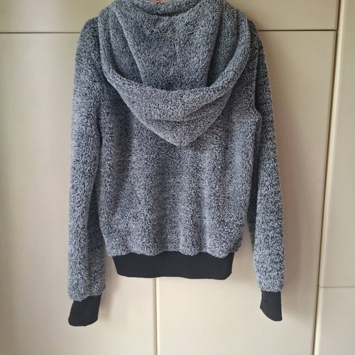 Fleece jacket like new, black and gray, size S