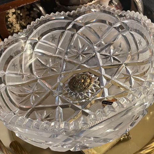 Rococo crystal bronze German piece of exceptional quality