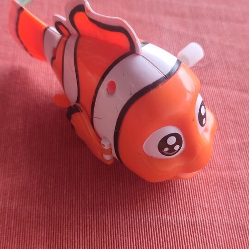 Bouncy bunny toy used with gift small mechanical Nemo