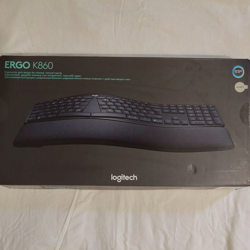 Logitech Ergo K860 Ergonomic Wireless Keyboard like new with Bluetooth and USB