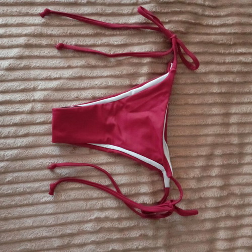 Bikini bottom Shein new, burgundy, size XXS