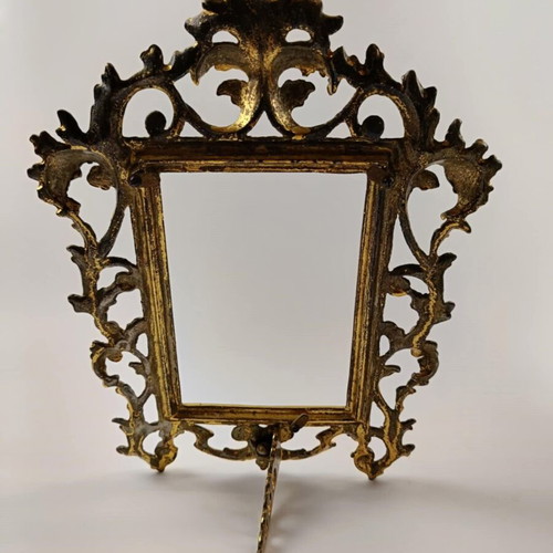 Massive brass frame large used with ornate design