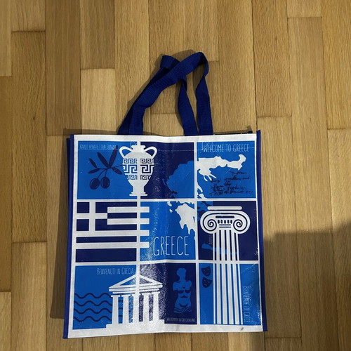 Collectible plastic bag with Greece theme like new