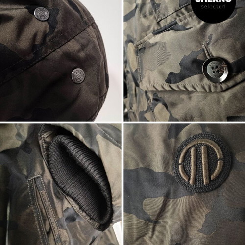 Adhoc 1959 The Bold Parka men's hooded camo down jacket like new, size L•XL
