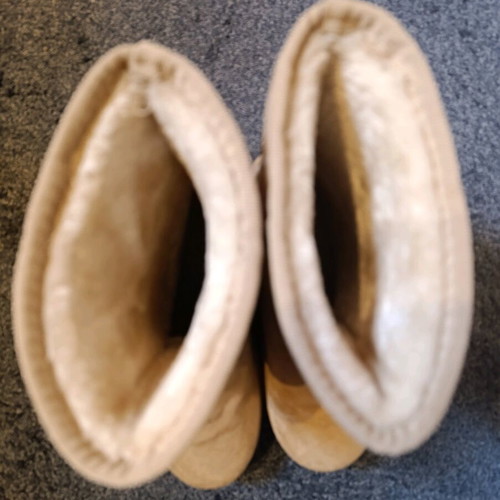 A To Z Greek women's boots used, beige, size 37