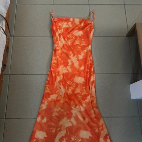Shein dress like new, orange, size S