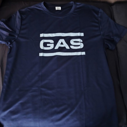 Gas T-shirt καινούργιο, μπλε σκούρο XL