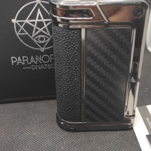 Lost Vape Paranormal DNA 75C mod like new with extra wood panels