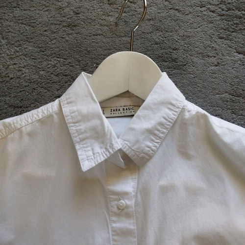 Zara λευκό πουκάμισο oversize S σαν καινούργιο
