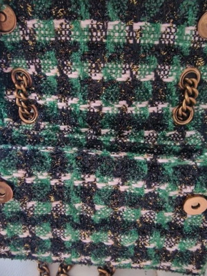 Kurt Geiger mini shoulder bag fabric like new, multicolor