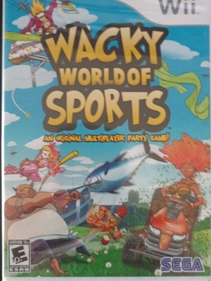 Wacky World of Sports Wii game NTSC